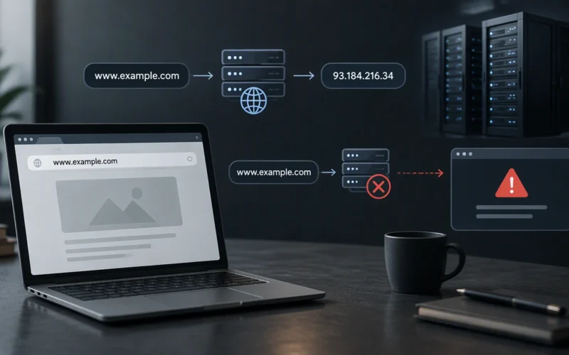 how dns translates domain names