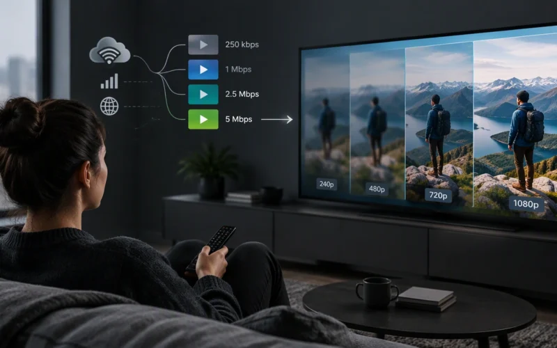 how video streaming adapts quality