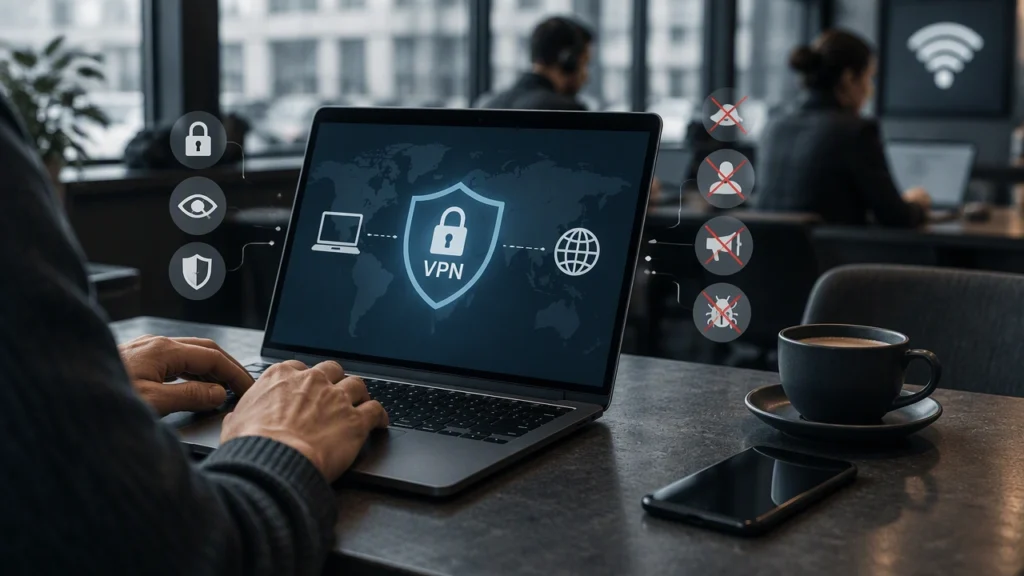 VPN làm gì và không làm gì: Quyền riêng tư, mã hóa và an toàn Wi-Fi công cộng — Dịch vụ internet giải thích